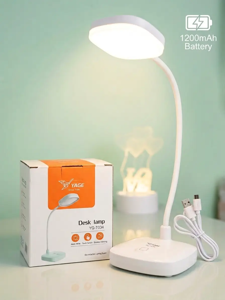 YAGE YG-T034 Portable Rechargeable Desk Lamp